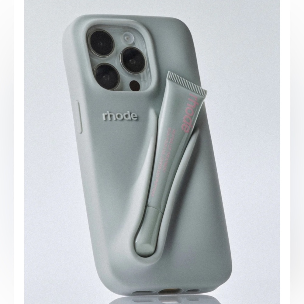 RHODE Silver Phone Case iPhone 16 pro max